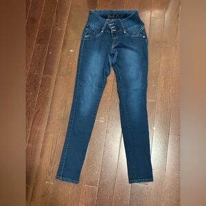 High Rise Dark Blue Women's Jeans